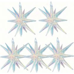Shein pcs Inch Large Colorful Clear Exploding Star Balloons AllInOne Starburst Balloons Pointed Star Foil Balloons Mylar Balloons For Birthday Party Weddin