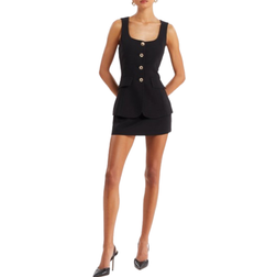 Amanda Uprichard Kya Romper - Black