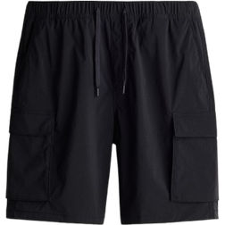 H&M Regular Fit Cargo Shorts - Black