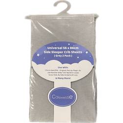 Callowesse Fitted Sheet For Side Sleeping Crib 2-pack 56x86cm