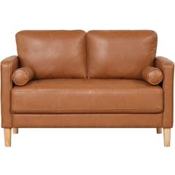 Lifestyle Solutions Lyla Loveseat Caramel Sofa 52.4" 2 Seater