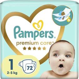 Pampers Premium Care Diapers Size 1 2-5kg 72pcs