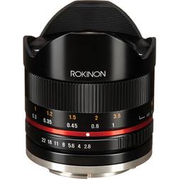 Rokinon 8mm F2.8 UMC Fisheye II for Canon M