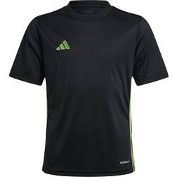 Adidas Junior Tabela 23 Jersey - Black/Semi Lucid Lime (JJ1155)