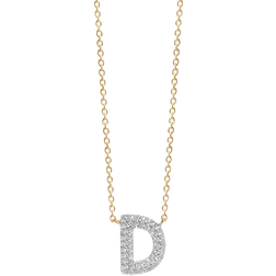 Sif Jakobs Novoli A to Z Letter Necklace - Gold/Transparent