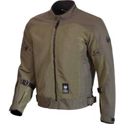 Merlin Prospect Air Mesh Textile Motorcycle Jacket Olive, Green