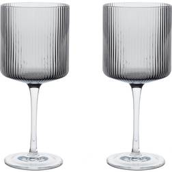 Ferm Living Ripple Verre à Vin Rouge 30cl 2pcs