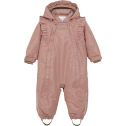 En Fant Winter Overall - Burlwood with Gold Dots (240202-4330)