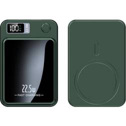 Geni-Store Magnetic Qi Wireless Charger PowerBank 20000mAh Green