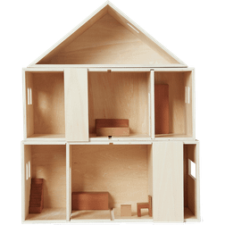 ferm LIVING Toro foldbart dukkehus Natural