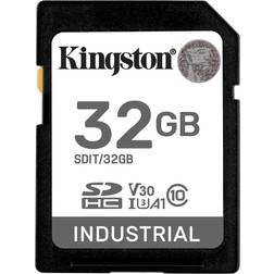 Kingston Industrial SDHC Class 10 UHS-l U3 V30 A1 100/80MB/s 32GB