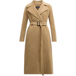 Max Mara Weekend Manu Belted Wool Trench Coat - Beige