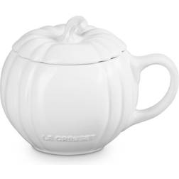 Le Creuset Pumpkin White Mug 14fl oz