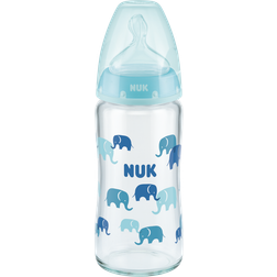 Nuk First Choice+ Glass Baby Bottle with Temperature Control 240ml