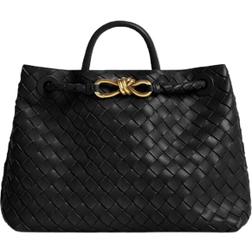 Bottega Veneta Medium Andiamo Handbag - Black