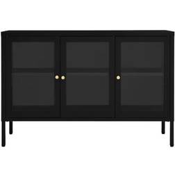 vidaXL Living Black Sideboard 105x70cm