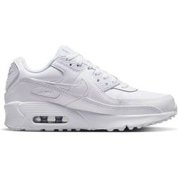 NIKE Air Max 90 GS - White/Metallic Silver/White/White