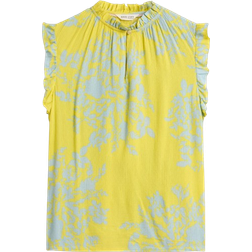 White Stuff Florence Eco Vero Vest - Yellow Print