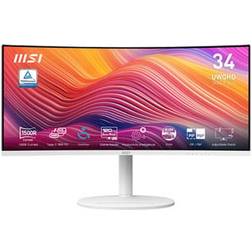 MSI Modern MD342CQPW 34" UWQHD 120Hz Curved White AdaptiveSync HDR VA