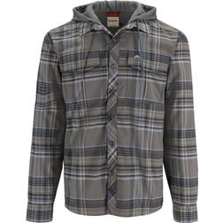 Simms M's Coldweather Hoody - Variant Gunmetal Neo Plaid