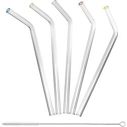 Better Houseware Extra-Wide Straws with Cleaning Brush Bar Set 5pcs