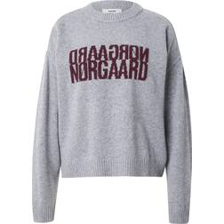 Mads Nørgaard Tilona Sweater - Light Grey Melange