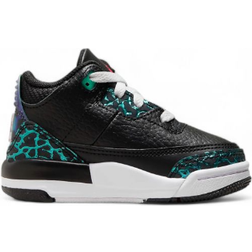 Nike Jordan 3 Retro TD - Black/Hyper Jade/White/Siren Red