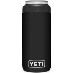 Yeti Rambler Colster Slim Can Black Bottle Cooler