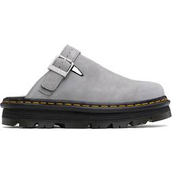 Dr. Martens Zebzag Suede Slingback Platform Mule - Grey