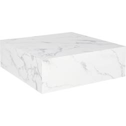 Home ESPRIT Centre Marble White Sofabord 90x90cm