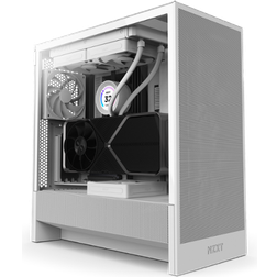 NZXT H5 Flow 2024 Edition Mid-Tower Airflow Case - White