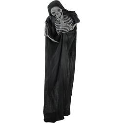 Haunted Hill Farm Skeletons Animatronic Reaper Black