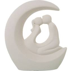Alexandra House Living Decorative Moon White Prydnadsfigur 31cm
