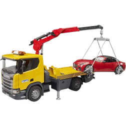 Bruder Scania Super 560R Tow Truck with Light & Sound Module and Bruder Roadster 03552