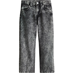 H&M Kid's Baggy Fit Jeans - Washed Grey (1075730014)