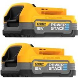 Dewalt Dewalt DCBP034 18v Compact Powerstack Battery DCBP034-XJ Twin Pack Batteries