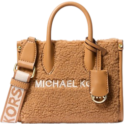 Michael Kors Mirella Extra Small Sherpa Crossbody Bag - Deer Multi