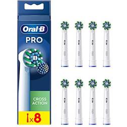 Oral-B Pro Cross Action Electric Toothbrush Heads Pack 8