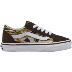 Vans Kid's Old Skool Shoe - Painted Camo/Brown/Multi