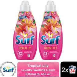 Surf Laundry Detergent Tropical Lily 648 ml 2 or 3 pk