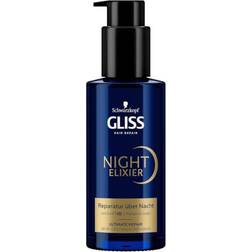 Schwarzkopf Gliss Night Elixir Leave-in Eliksir Til Skadet Hår 100 ml 100ml
