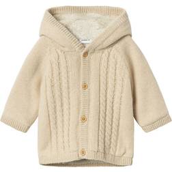 Name It Osuit Stickad Jacka - Summer Sand