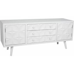 Alexandra House Living Multipurpose White Chest of Drawer 136x58.5cm