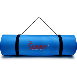 Sunny Health & Fitness Premium 1/2 Inch Extra Thick Exercise Yoga Mat