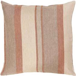 Ib Laursen Striber Pudebetræk Rød, Beige, Brun (50x50cm)