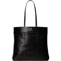 Ami Paris North South Tote Bag - Black