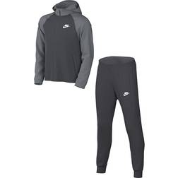 NIKE Older Kid's Sportswear Tracksuit - Smoke Grey/Anthracite/White