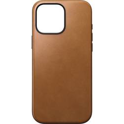 Nomad iPhone 16 Pro Max Cover Modern Leather Case English Tan