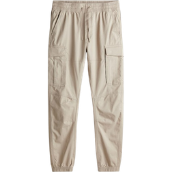 H&M Slim Fit Cargo Joggers - Beige