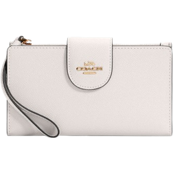 Coach Phone Wallet - Gold/Chalk